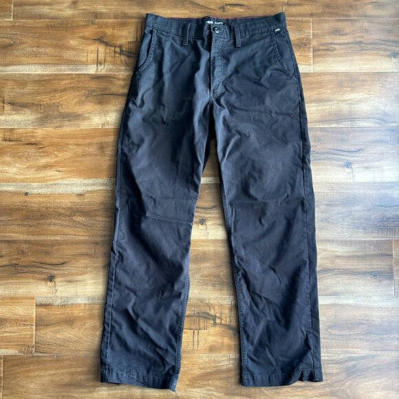 VANS Authentic Chino Loose Fit Black Pants Size 30 - Picture 3 of 11